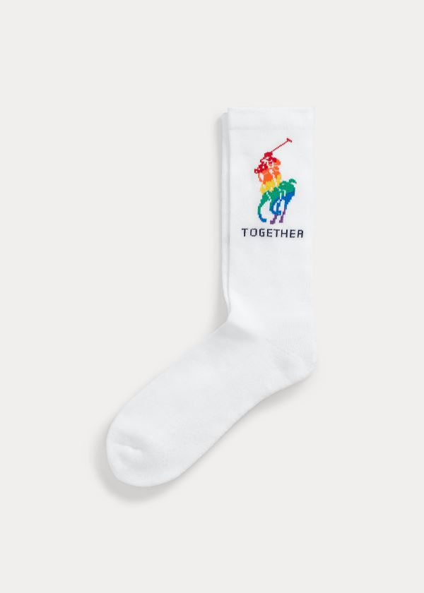 Men's Polo Ralph Lauren Pride Cotton-Blend Socks | 791683UVY